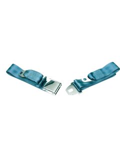 Chevelle Seat Belt, Front, Medium Blue, 1965-1966 Early