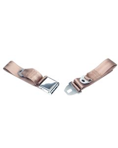Chevelle Seat Belt, Front, Medium Saddle, 1965-1966 Early