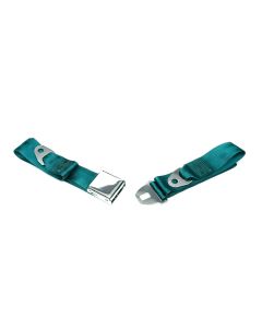 Chevelle Seat Belt, Front, Dark Turquoise, 1965-1966 Early