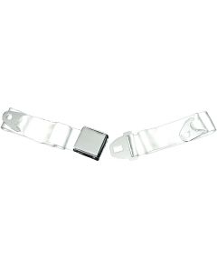 Chevelle Seat Belt, Rear, White, 1964-1966 Early