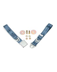 Chevelle Seat Belt, Rear, Medium Blue, 1965-1966 Early