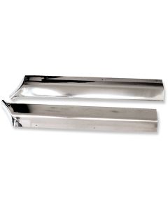 Chevelle Quarter Panel Extension Moldings, Coupe, Lower Rear, 1964