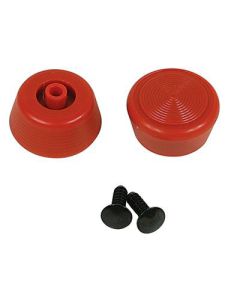 Chevelle & Malibu Window Crank Handle Knobs, Medium Red, 1968-1983