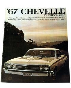 1967 Chevelle Literature, Color Sales Brochure