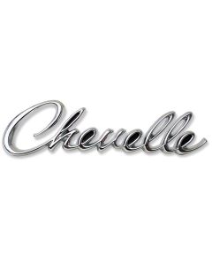 Chevelle Rear Panel Emblem, Chevelle, 1968