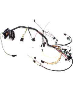Chevelle Dash Wiring Harness, Main, For Cars With Warning Lights, Column Shift Transmission And Air Conditioning, 1966