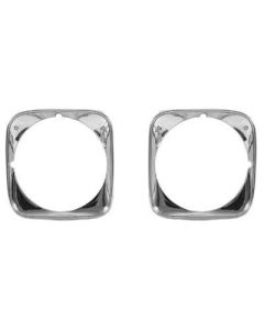 Bezels,Headlight,Pair,1971