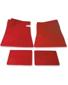 1968-1972 Legendary Auto Interiors Chevelle Floor Mats, Chevelle, Red