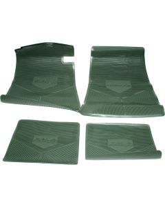 Legendary Auto Interiors Chevelle Floor Mats, Malibu SS Emblem, Green, 1964-1967