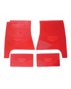 Legendary Auto Interior Chevelle Floor Mats, Malibu, BrightRed, 1968-1972