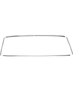 Chevelle Windshield Moldings, For All Cars Except Convertibles, 1964-1965