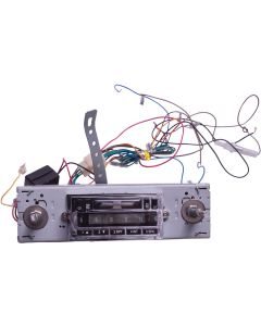 Chevelle Stereo, AM/FM, USA-6, With CD Changer Control & Chrome Bezel, Custom Autosound, 1968