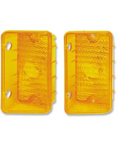 Chevelle Parking Light Lenses, Amber, For All Cars Except Super Sport, 1970