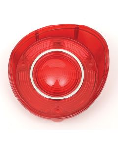 Chevelle Taillight Lens, Except Wagon, With Chrome Trim, Right, 1972