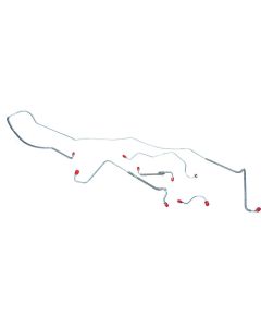 Brake Line Set,Front,5 Pc (Pwr Disc SS),1967