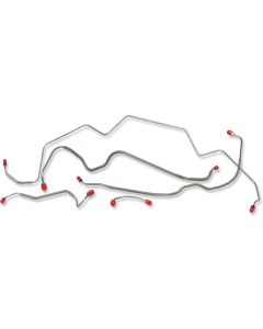 Chevelle Brake Line Set, Front, For Cars With Power Disc Brakes, 1968