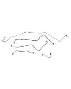 Chevelle Brake Line Set, Front, 5 Pc (Power Disc SS), 1968