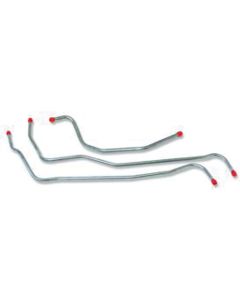 Chevelle Fuel Vapor Return Lines, Short, For Connection To Gas Tank, 3-Piece, 1971-1972