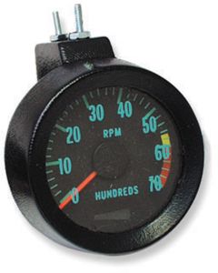 Chevelle Tachometer, 6000 RPM Redline, 1967