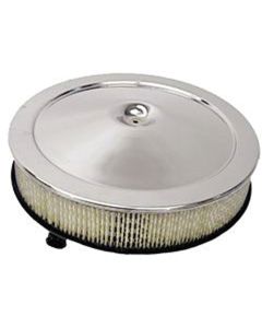 Chevelle Air Cleaner Assembly, Open Element, 14" Diameter, Chrome, 1964-1972