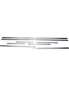 Chevelle Side Moldings, Coupe, Complete, 1969