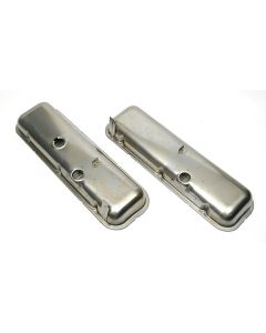 Chevelle Valve Covers, Big Block Without Power Brake Booster, Plain,1965-1972
