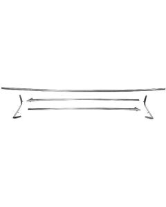 Chevelle Vinyl Top Molding Kit, Coupe, 1970-1972