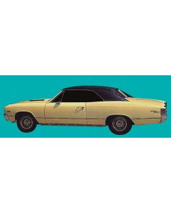 Chevelle Strip Kit, Body, Red, 10 Pc El Camino, 1967