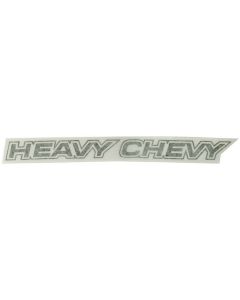 Chevelle Hood Decal, Heavy Chevy, Black, 1971-1972