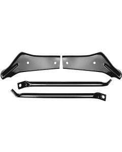 Chevelle Bumper Brackets, Rear, Except Wagon, 1966-1967