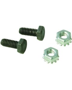 Chevelle License Plate Bracket Mounting Hardware, Front Or Rear, 1966-1972