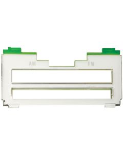 Chevelle Radio Lens, With White Letters, AM/FM Mono, 1969-1970 & Stereo 1970