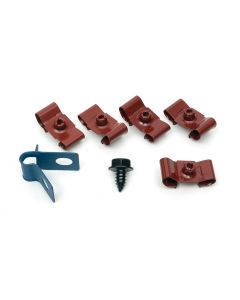 Chevelle Fuel Line Retaining Clips, Single, 5/16", For Cars Without Return Line, 1964-1967