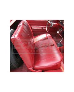 PUI Chevelle Seat Covers, Bench, Front, 2-Door Coupe & Convertible, White, 1966