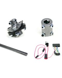 Chevelle Steering Column Installation Kit, 13/16"-36 SplineShaft, For Cars With Power Steering & Floor Shift Transmission, ididit, 1966