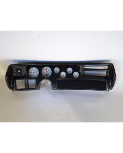 El Camino -  Instrument Cluster Panel, Super Sport (SS) Style, Carbon Fiber Finish, With Phantom Gauges, 1970-1972
