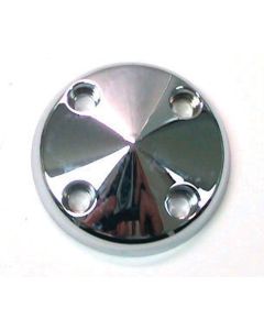 Chevelle Water Pump Pulley Nose, Polished Billed Aluminum, For Cars With Long Water Pump, 1969-1972