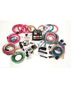 Chevelle Custom Car Wiring Harness Kit, Modular Panel, 15-Circuit, Highway 15, American Autowire, 1964-1972