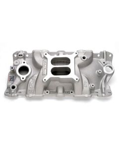 Chevelle & Malibu Intake Manifold, Small Block, Cast Finish, Performer EPS, Edelbrock, 1964-72