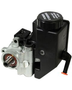Chevelle & Malibu Power Steering Pump, Type II, Plain Cast Iron Housing, With Integral Reservoir, 1964-1983