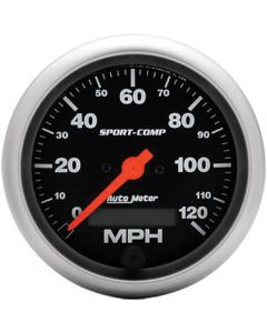 Chevelle Speedometer, Electric, 120 MPH, Sport-Comp Series,AutoMeter, 1964-1972
