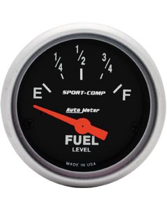 1964-1972 Chevelle Gas Gauge, 0-30 Ohm, Sport-Comp Series, Auto Meter