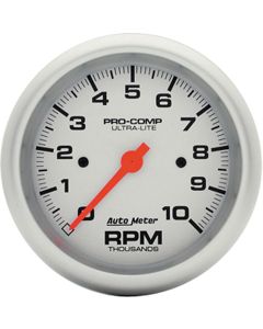 Chevelle Tachometer, In-Dash Mount, 10,000 RPM, Ultra-Lite Series, AutoMeter, 1964-1972