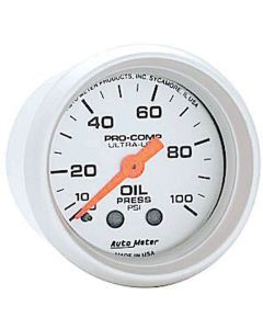 Chevelle Oil Pressure Gauge, Mechanical, Ultra-Lite Series,Autometer, 1964-1972