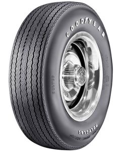 Chevelle Tire, F70/14 Raised White Letter, Goodyear Custom Wide Tread 2/2 Polyglas Bias Ply, 1969