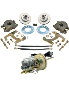 Chevy Truck Power Disc Brake Kit, Five Lug, Front, 1955-1959