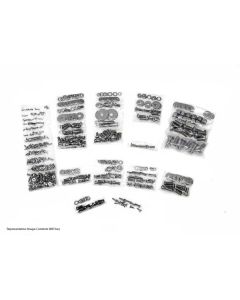 Chevy-GMC Truck Cab & Front End Sheet Metal Bolt Kit, StainlessSteel Hex Head, 1956-1957
