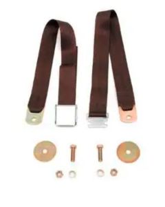 1947-1972 Chevy-GMC Truck Seat Belt Aircraft Latch Style Brown