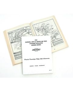 1962 Chevy Truck Accessory Installation Reference Manual