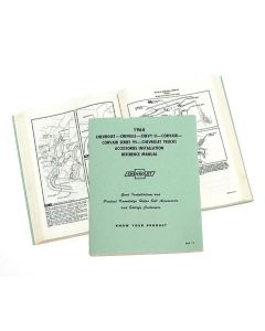 Full Size Chevy Accessory Installation Reference Manual, Passenger Car & Truck, 1964